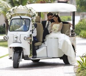 Tuk Tuk Wedding Car