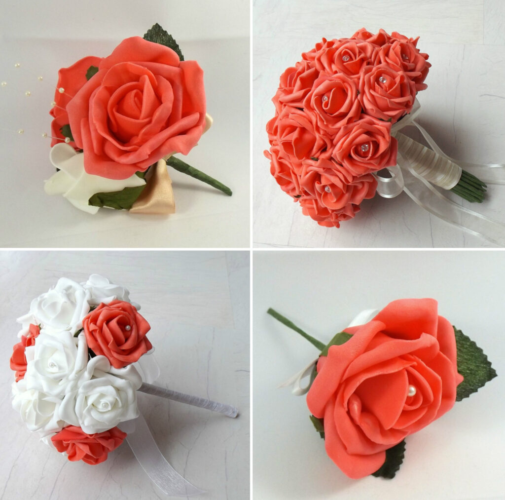 Coral Wedding Flowers