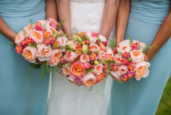 Coral Flowers For Wedding