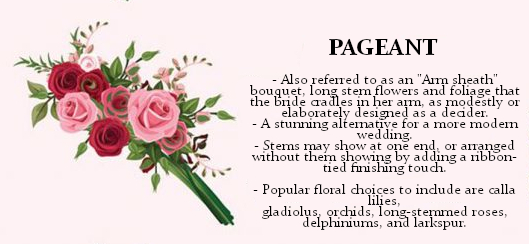 Pageant bridal bouquet
