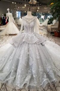 Silver Wedding Dresses
