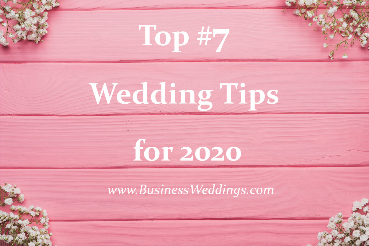 Wedding Tips 2020