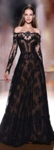 Black Wedding Dress Trend 2024