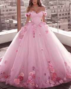 Pink Wedding Dress