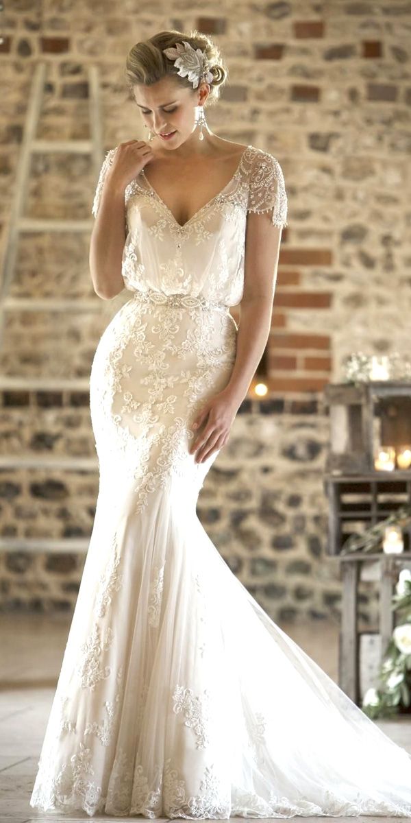 Vintage-inspired wedding dress designs