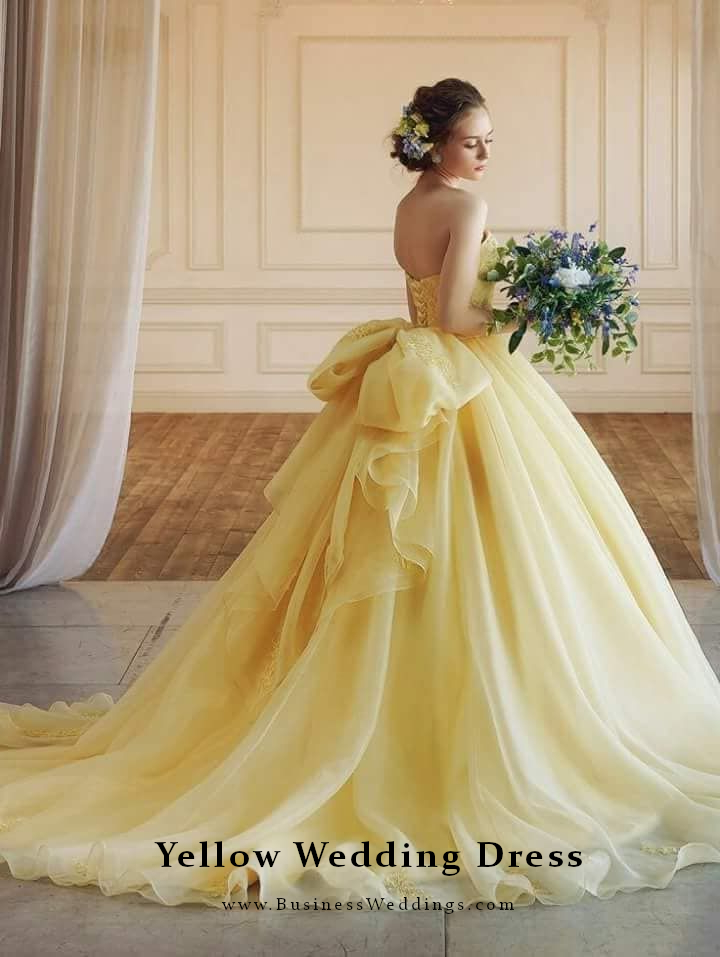 Yellow Wedding Dress