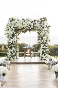 Chuppah or Arbor Flower Decoration