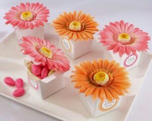 Gerber Daisy Favors + Centerpieces