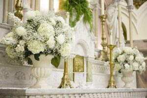 Hydrangea Altar Arrangement