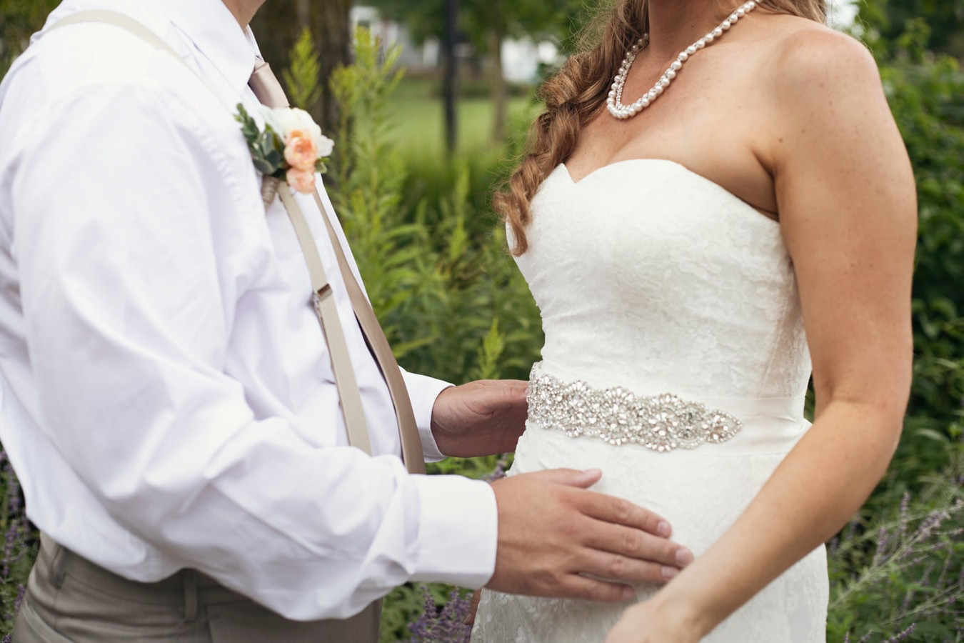 adding straps to a strapless wedding dress