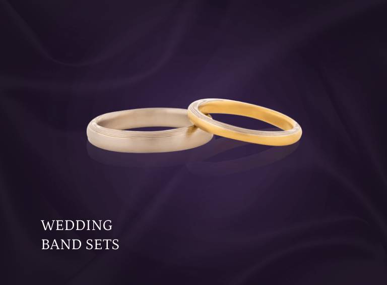 Matching wedding bands and rings